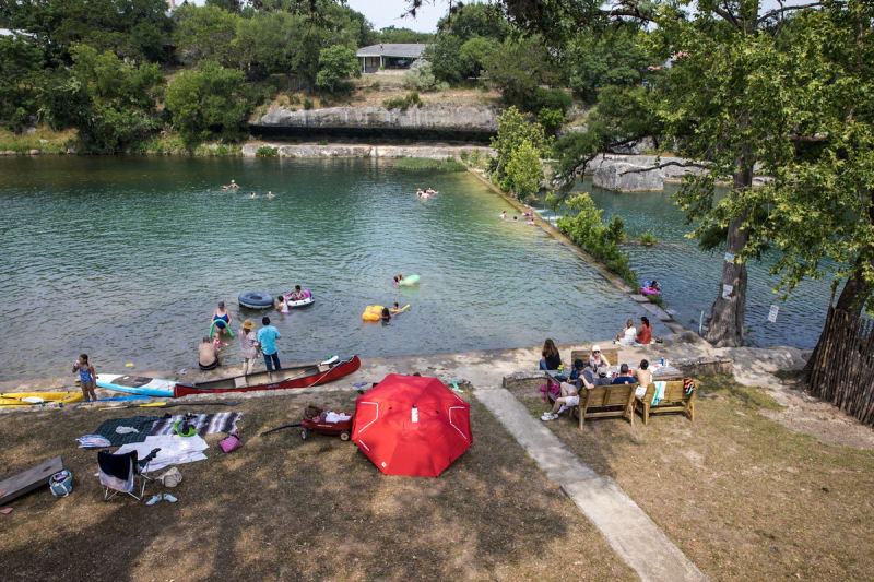 Cypress Falls Swimming Hole — Swimming Hole in Wimberley